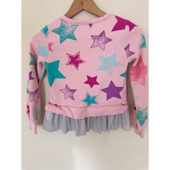 Lands End girls' Pink fleece ruffled-hem top size 8 M - Picture 7 of 11